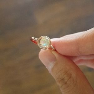 Magical created opal ring 💍 size 5